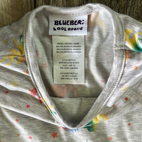 Blueberi Boulvard Beautiful  🦄 Toddler Girl Dress, Size, 3T - Picture 7 of 9